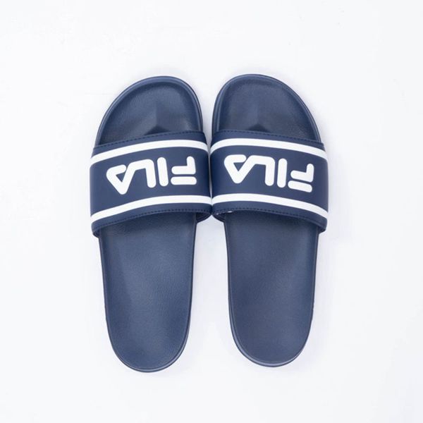 Fila Deckle Men's Sandals - Navy,NZ 369-69038